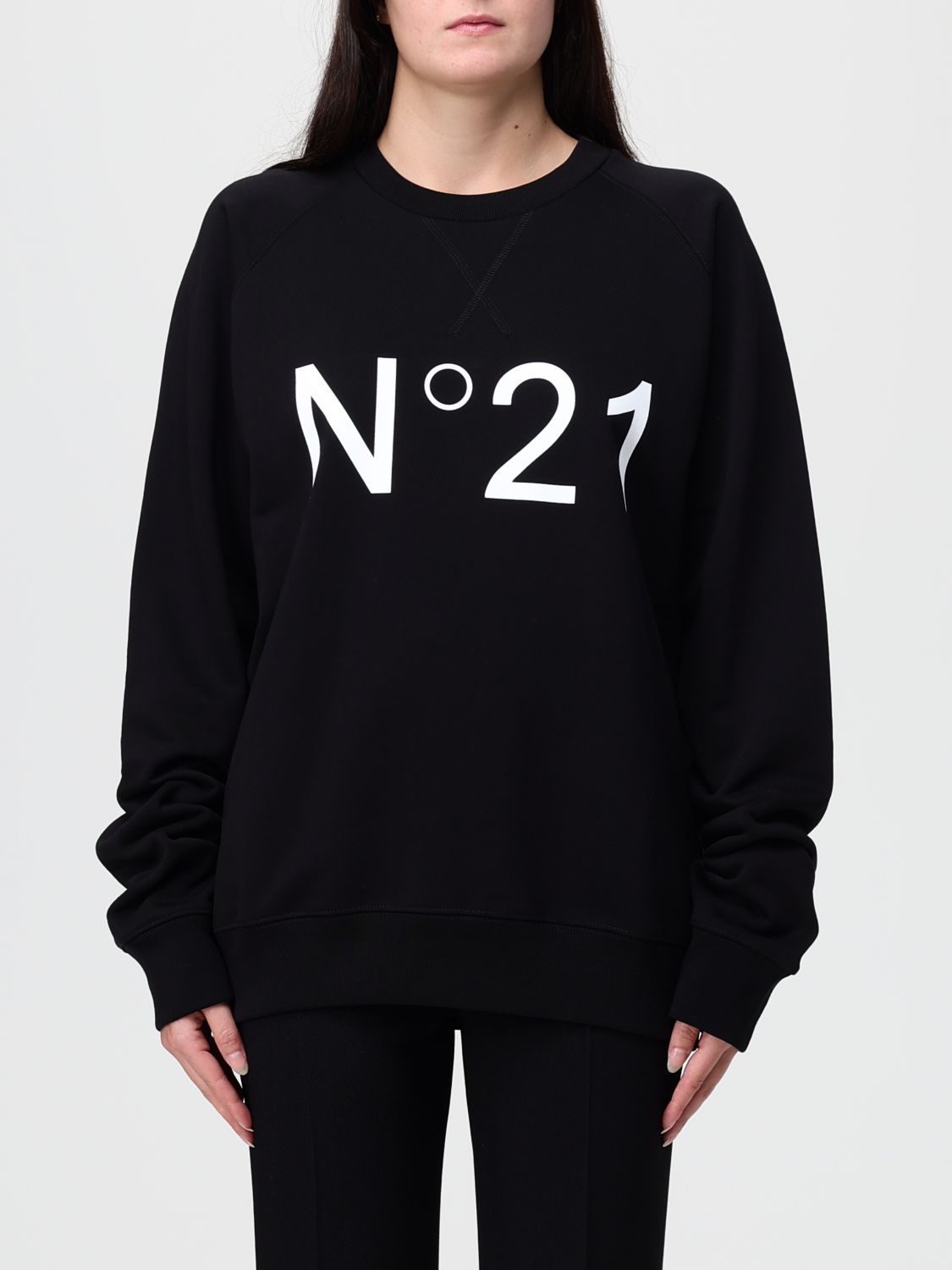 N°21 Sweatshirt N° 21 Woman Color Black
