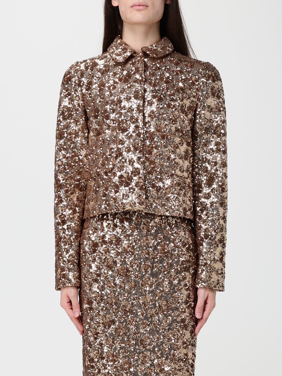 N°21 Blazer N° 21 Woman Color Gold In Brown