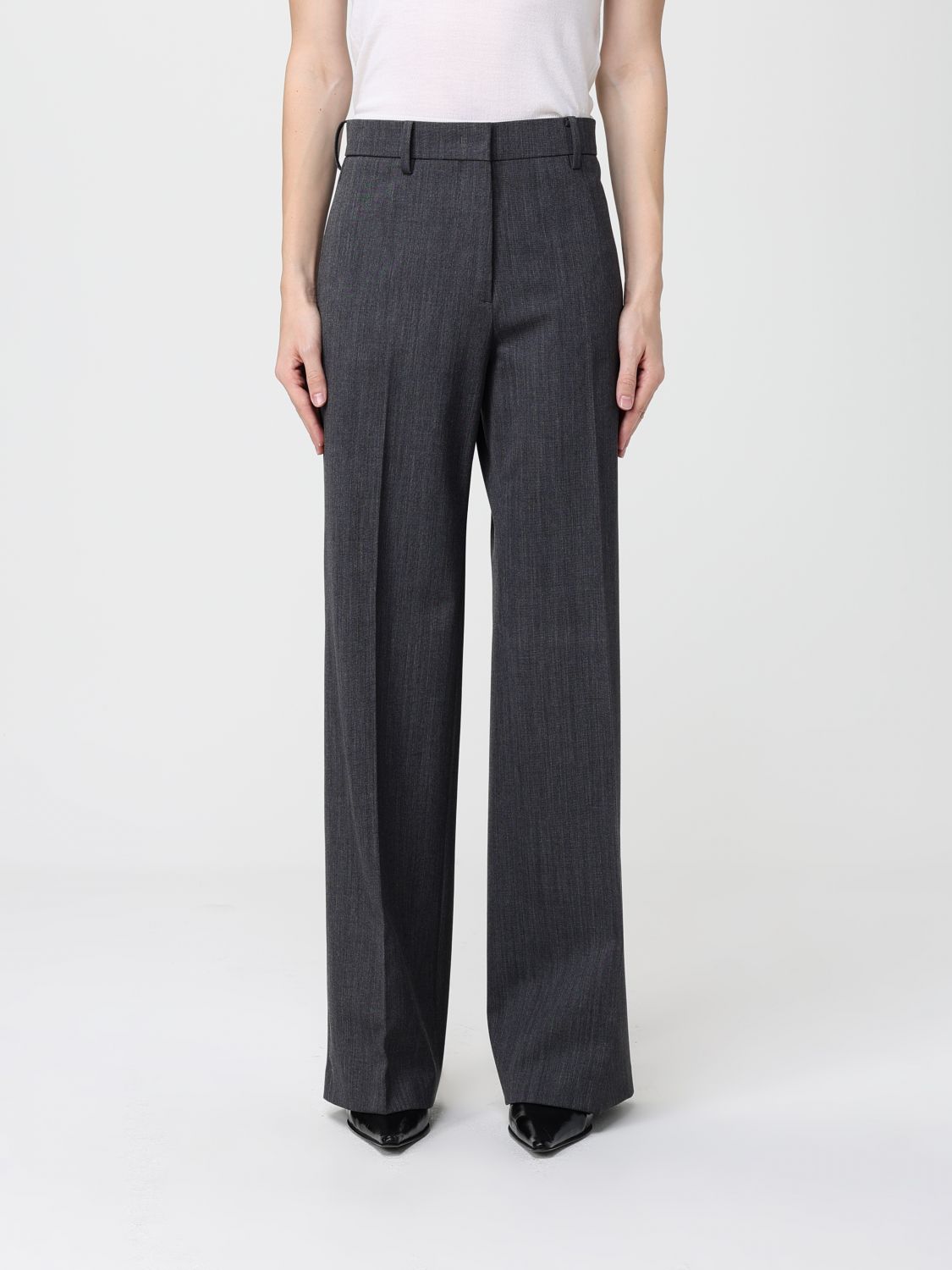 N°21 Pants N° 21 Woman Color Grey In Gray