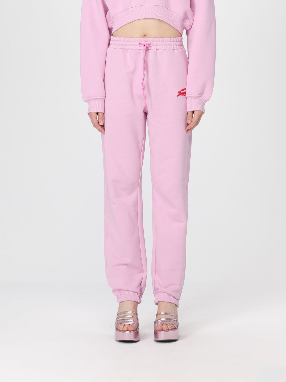 Msgm Pants  Woman Color Pink