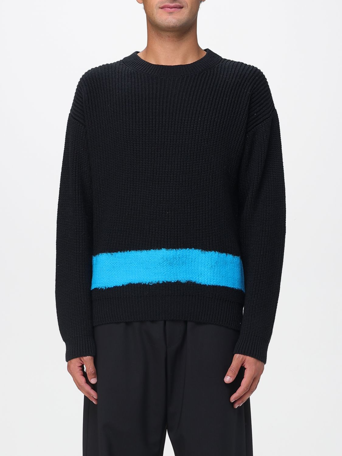 Msgm Sweatshirt Men Color Black In Black