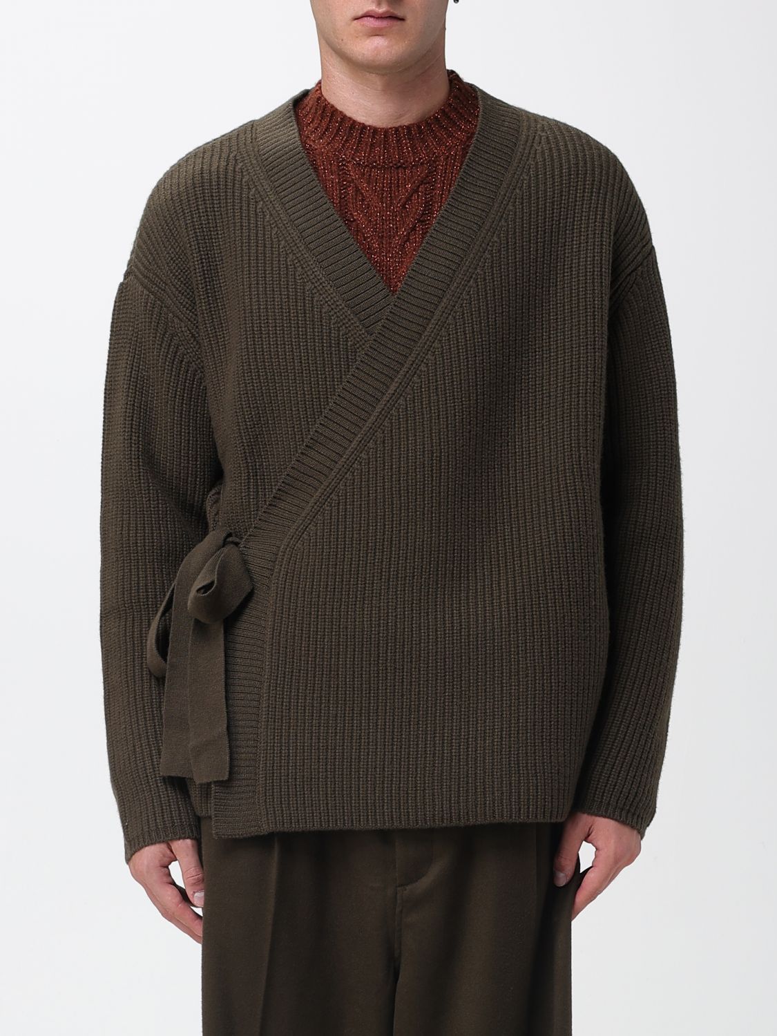 Sweater EMPORIO ARMANI Men color Brown