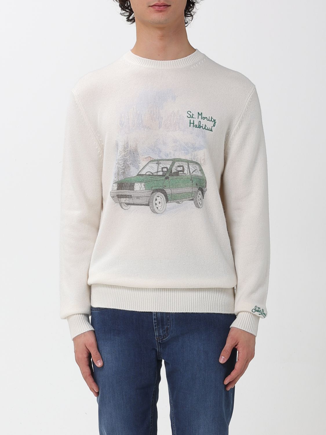 Mc2 Saint Barth Sweater Men Color White 2 In White