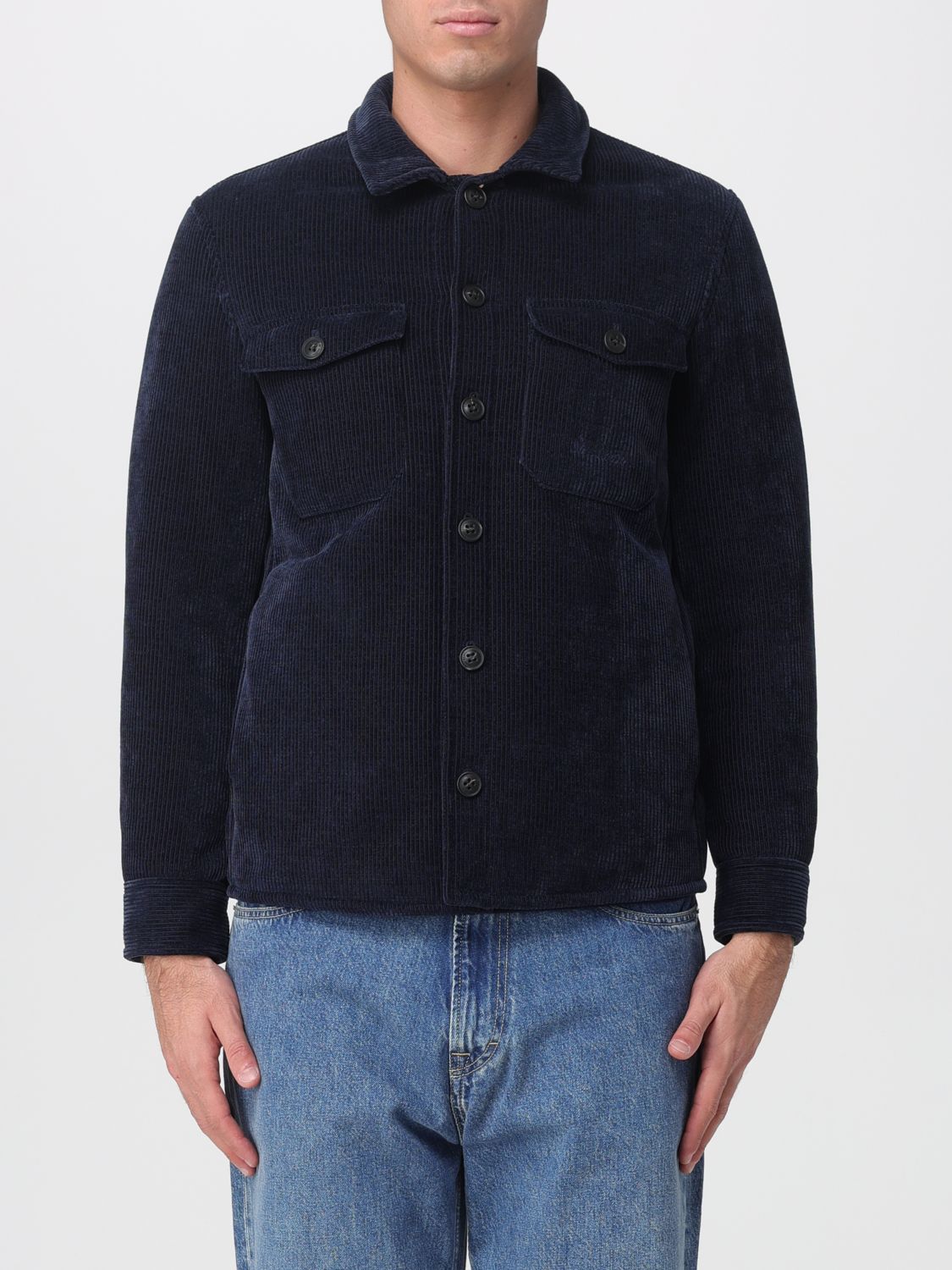 Mc2 Saint Barth Jacket Men Color Blue In Blue