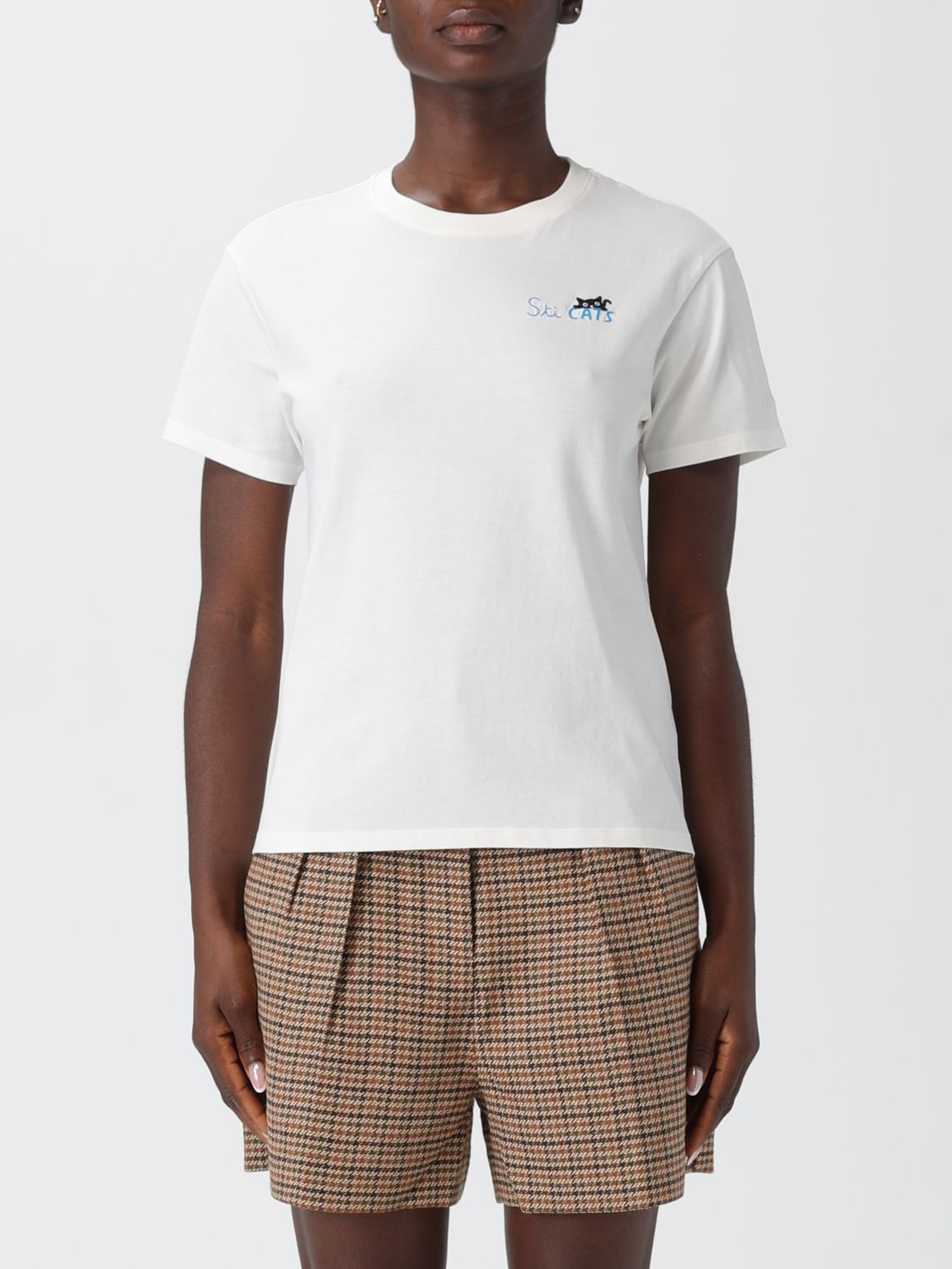 Mc2 Saint Barth T-shirt  Woman Color Multicolor In White