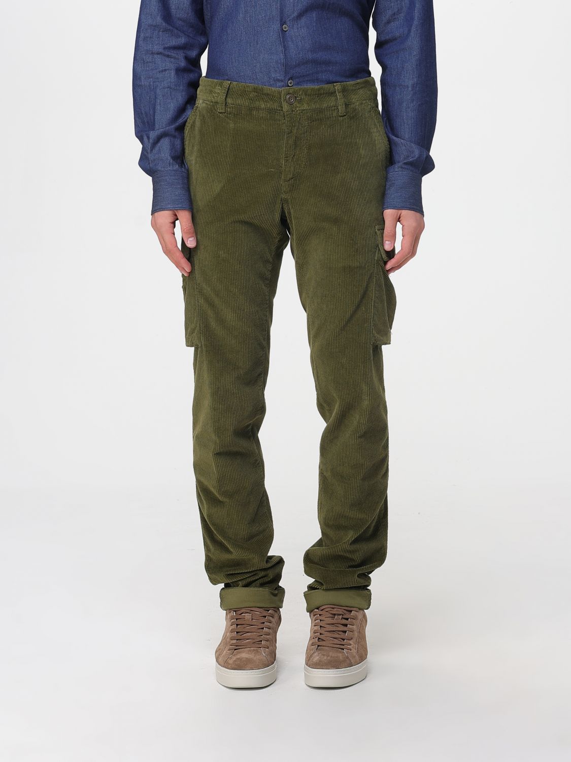 Mason's Pants Men Color Green In Green