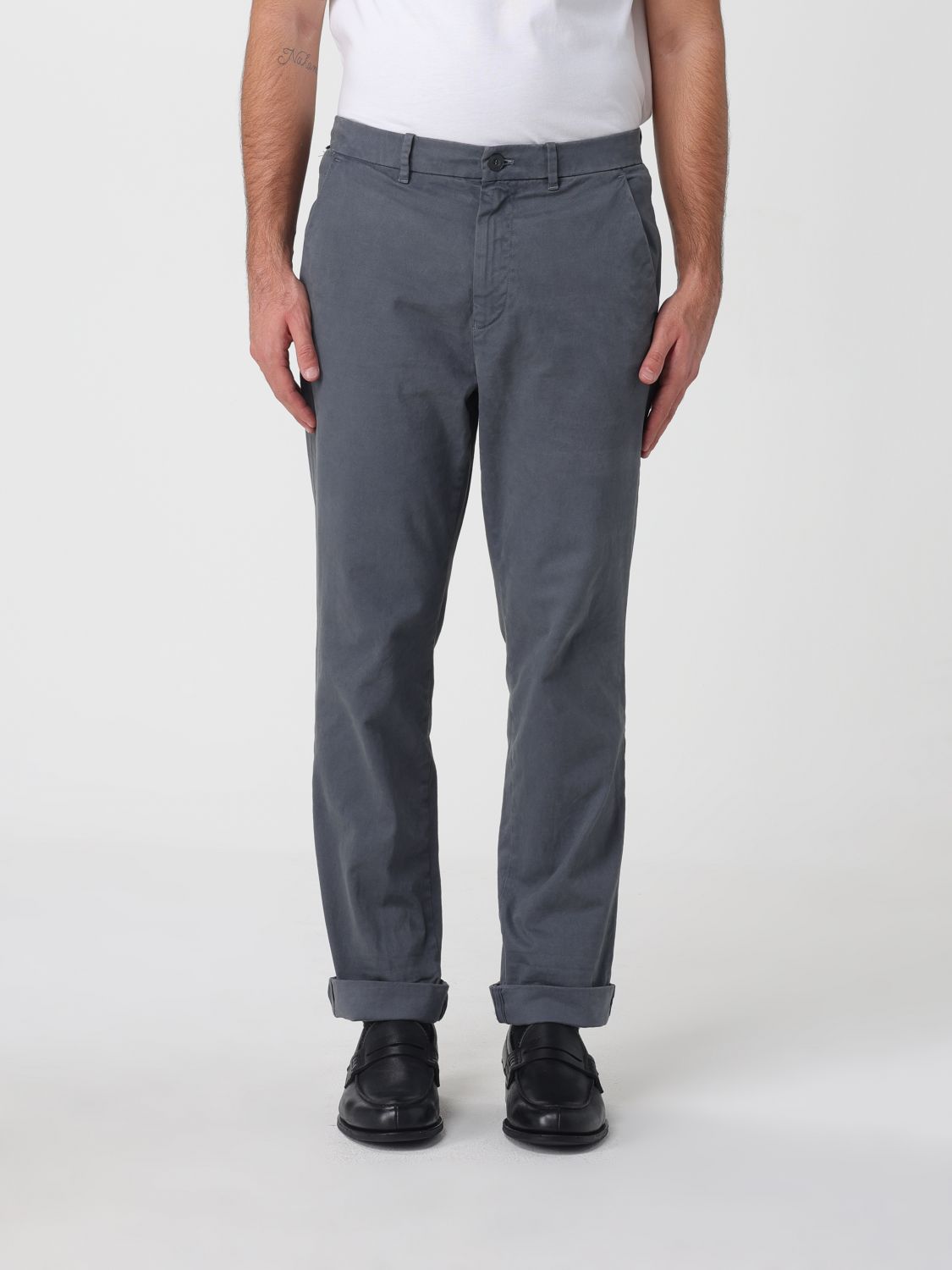 Mason's Pants  Men Color Charcoal In Gray