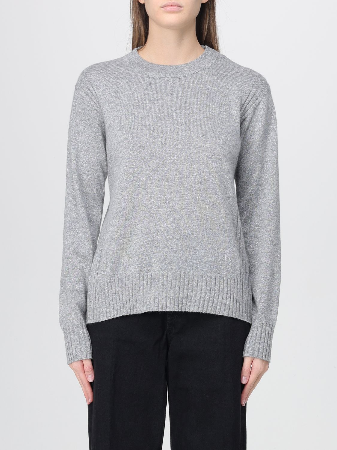 Armani Exchange Sweater  Woman Color Grey In Gray