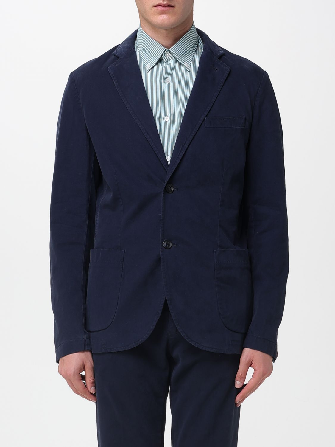 Mason's Jacket Men Color Navy In Blue