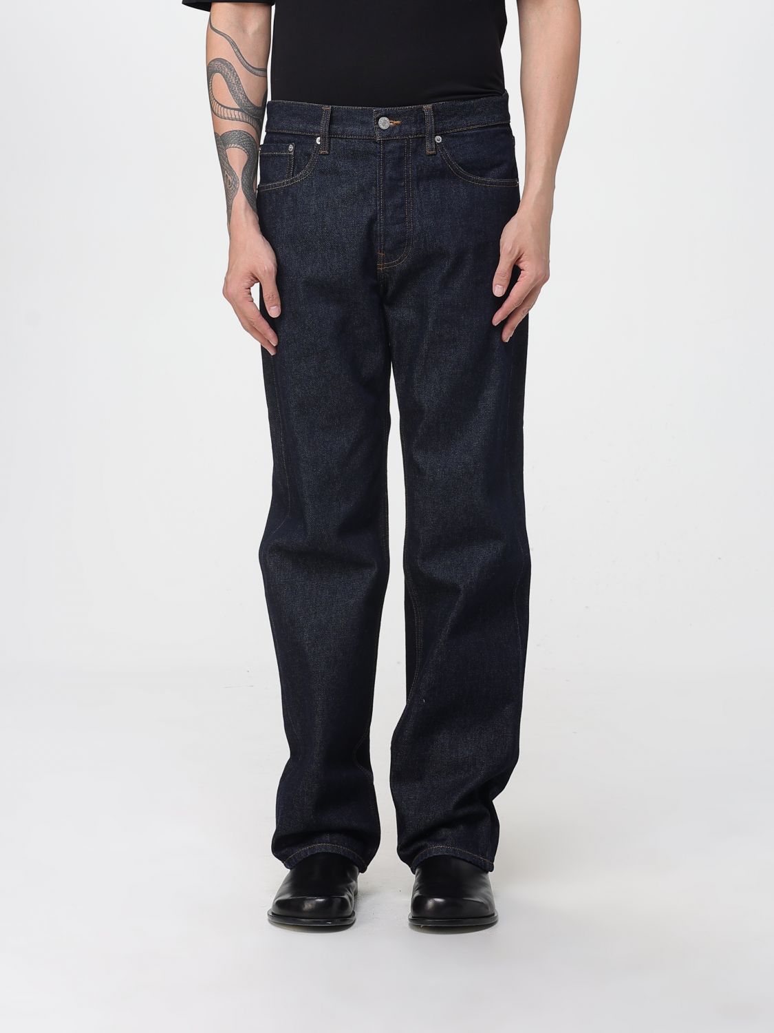 Dries Van Noten Jeans Men Color Blue