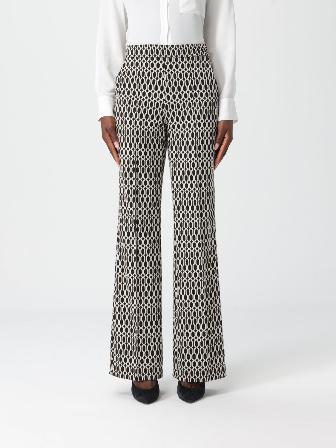 Mason's Pants  Woman Color Multicolor In Black