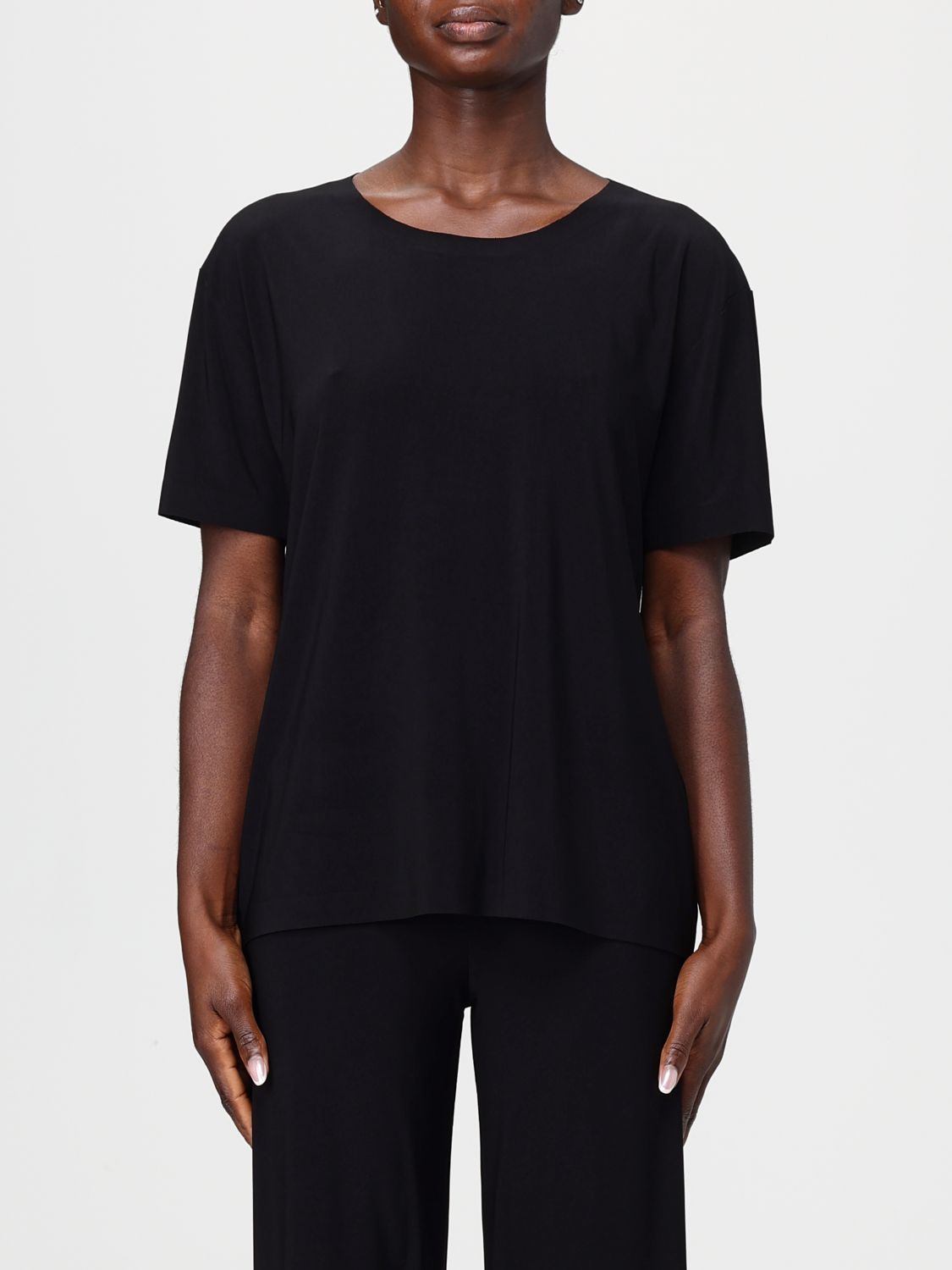 Norma Kamali Polo Shirt  Woman Color Black