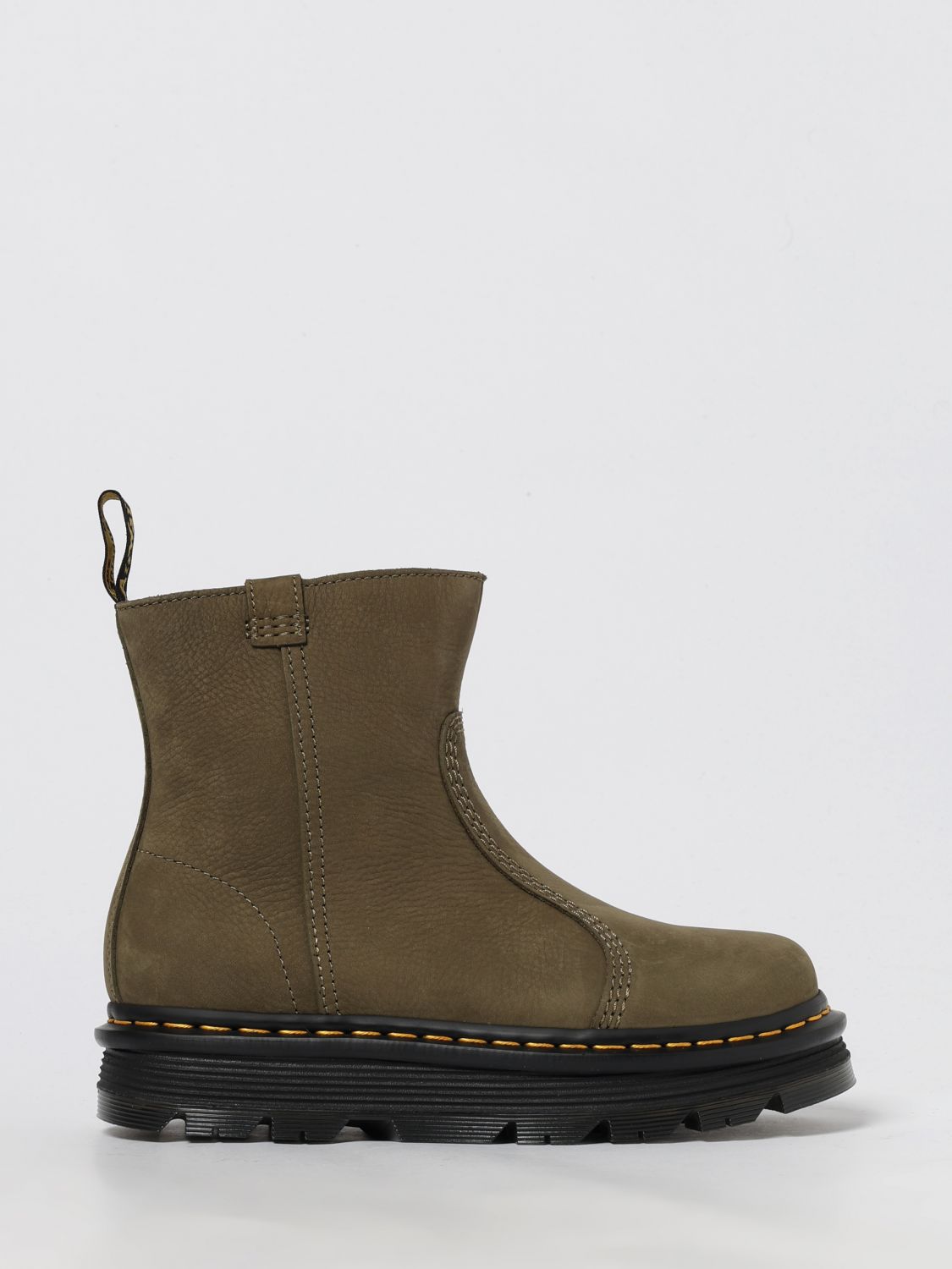 Dr. Martens Flat Ankle Boot  Woman Color Green