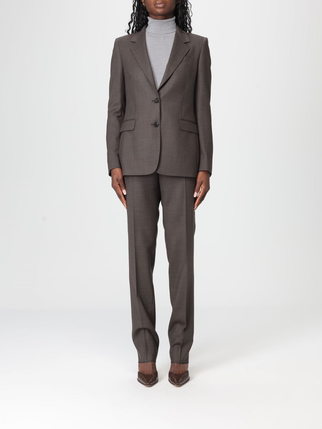 TAGLIATORE Suit Woman color Brown TAGLIATORE