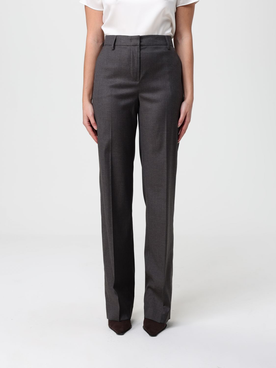 Pt01 Pants  Woman Color Brown