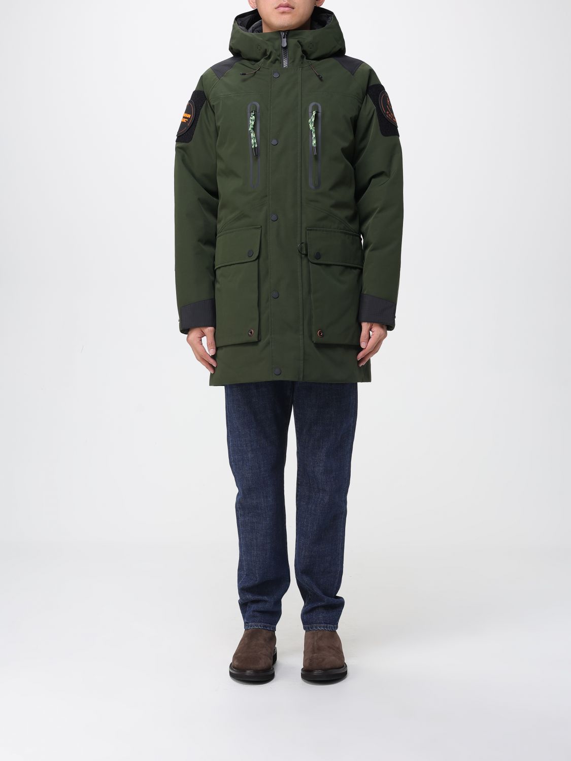 Save The Duck Jacket Men Color Green In Green
