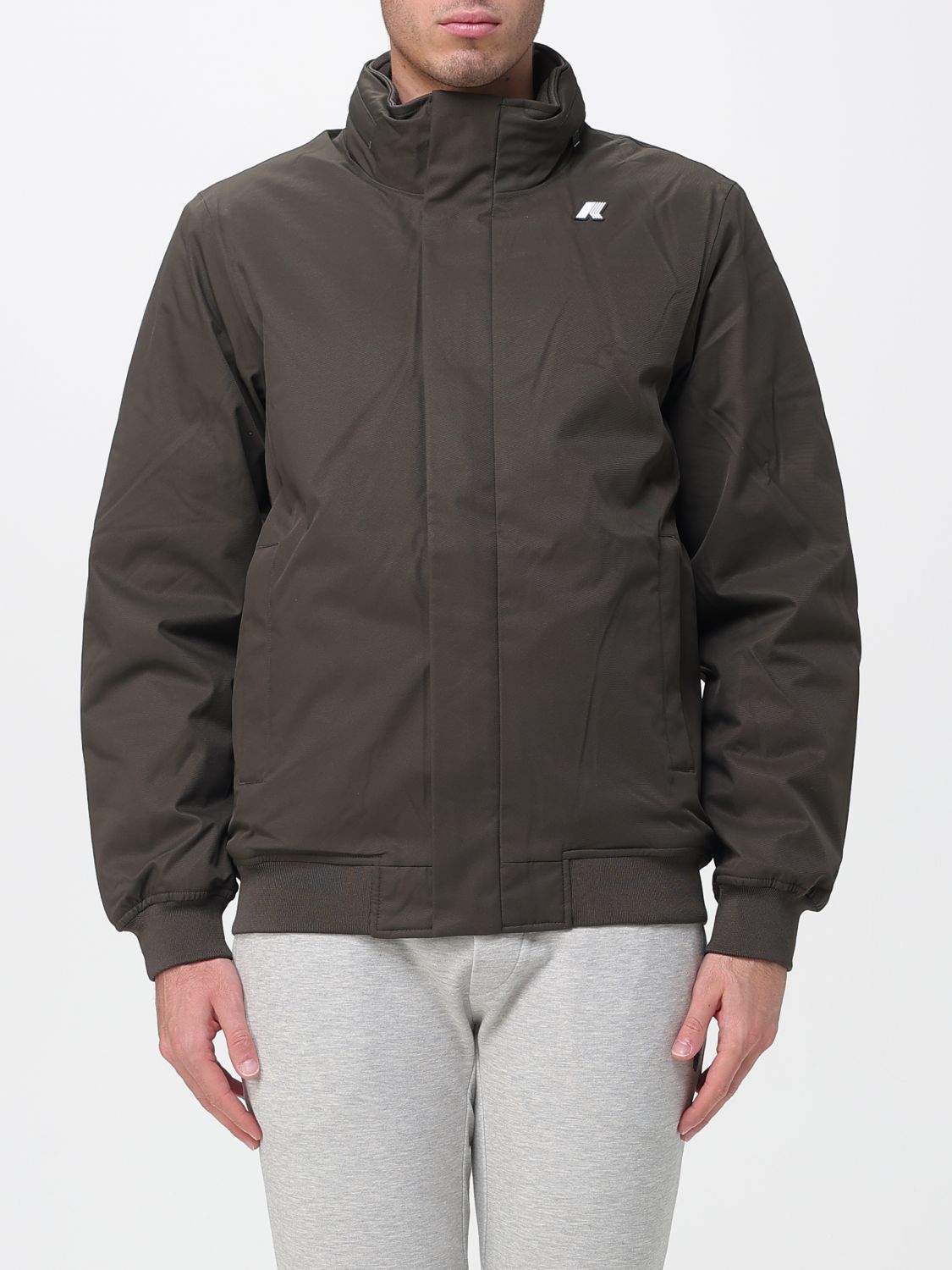 K-Way Herren Schwarz Jacket Men Color