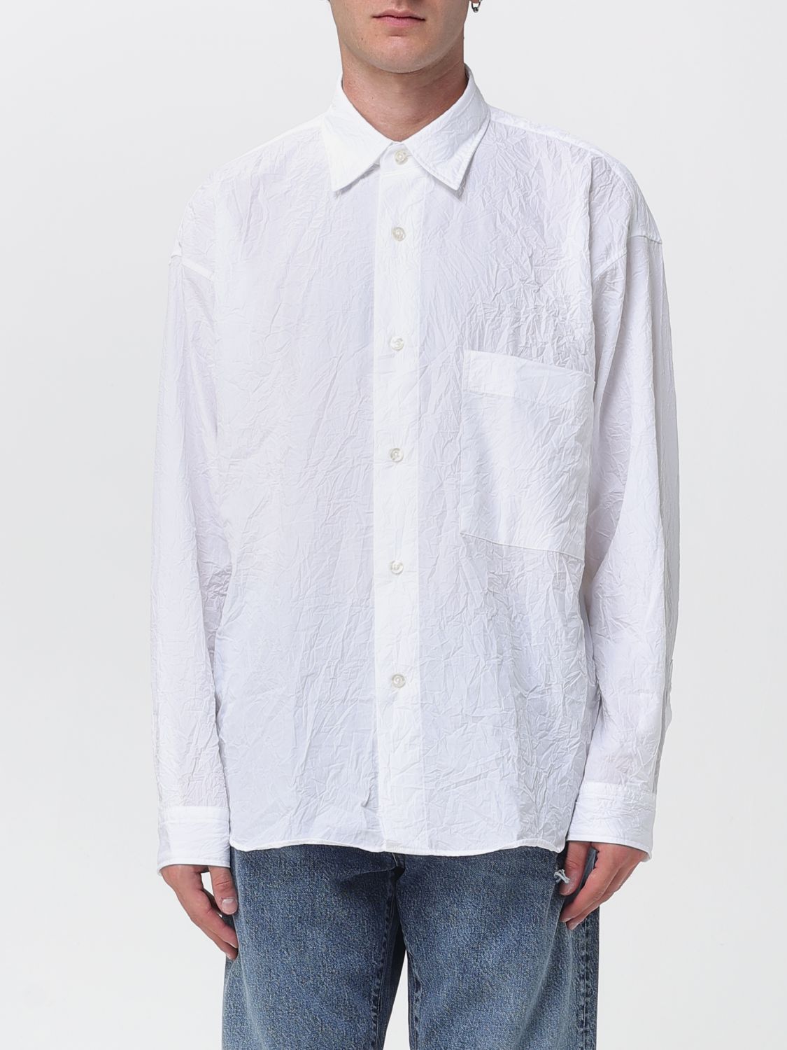 Amish Shirt Men Color White In White