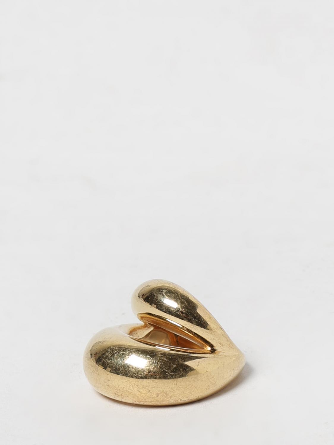 PANCONESI Double Blow Up ring in 18 kt gold-plated copper