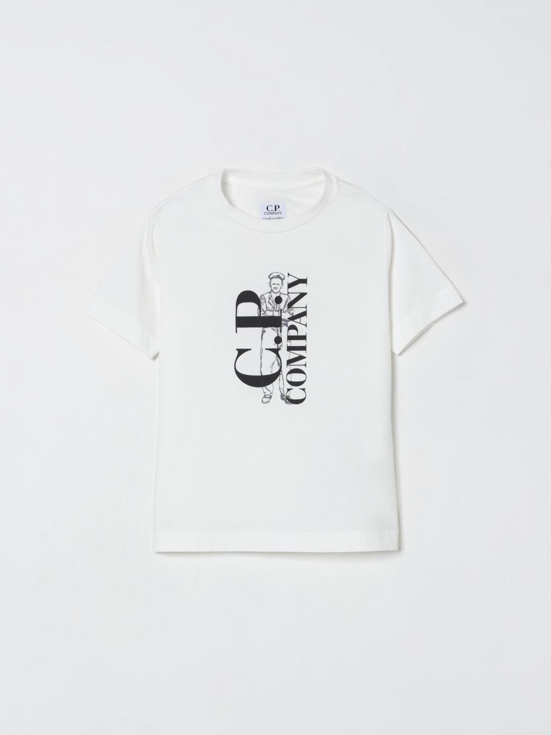 C.p. Company T-shirt C. P. Company Kids Color White In White