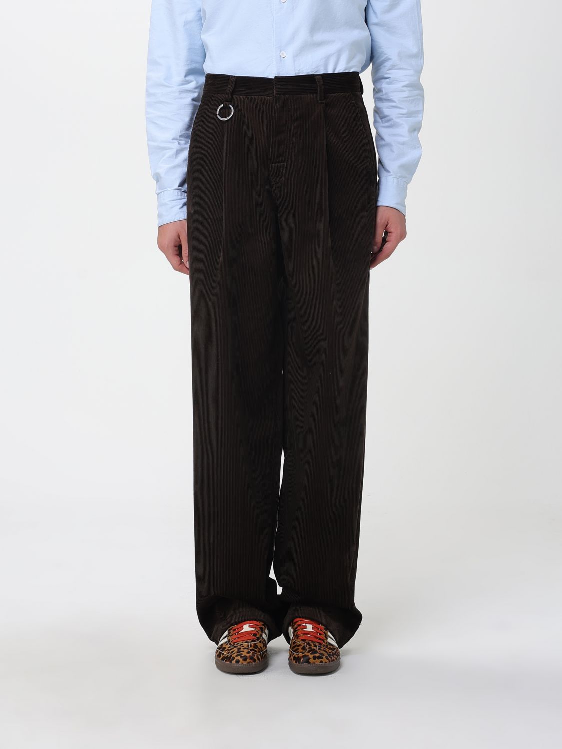 Etudes Studio Pants Études Studio Men Color Brown In Animal Print