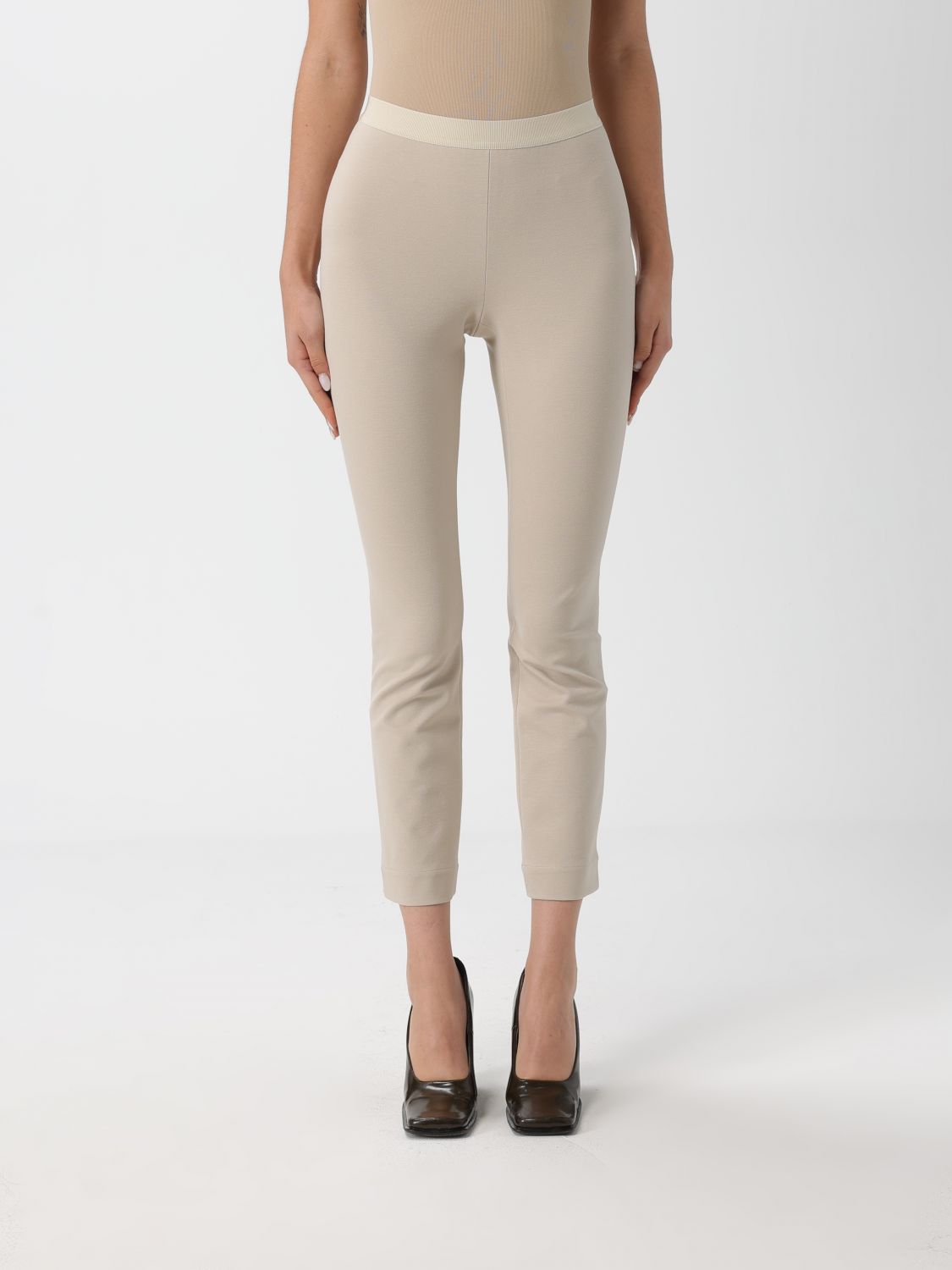 Liviana Conti Pants  Woman Color Beige In Gray