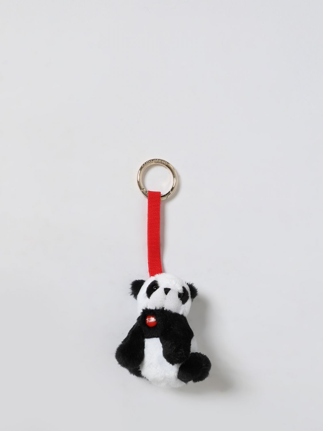 Mc2 Saint Barth Key Chain  Woman Color Black In Animal Print