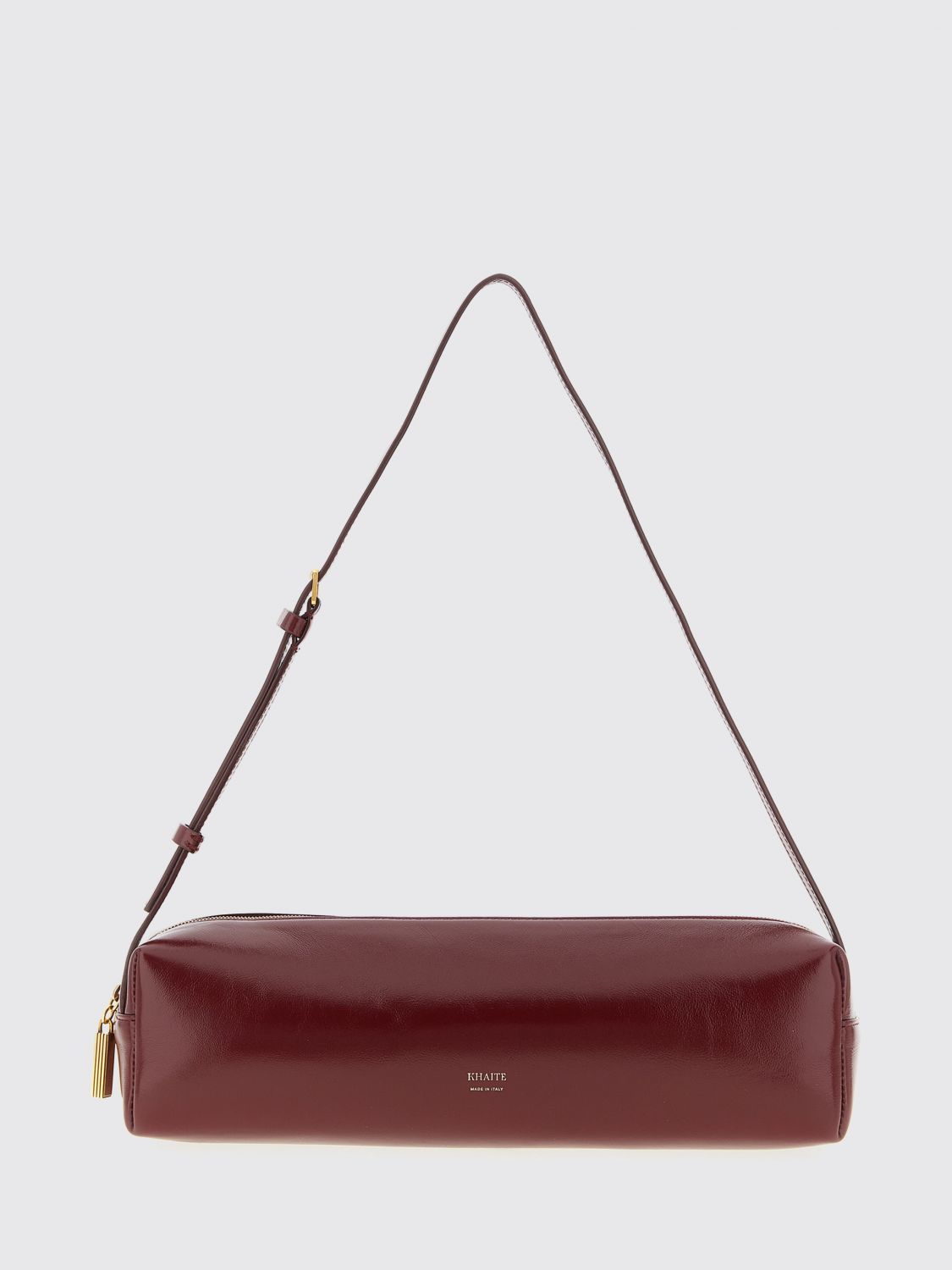 Khaite Kye Shoulder Bag In Burgundy
