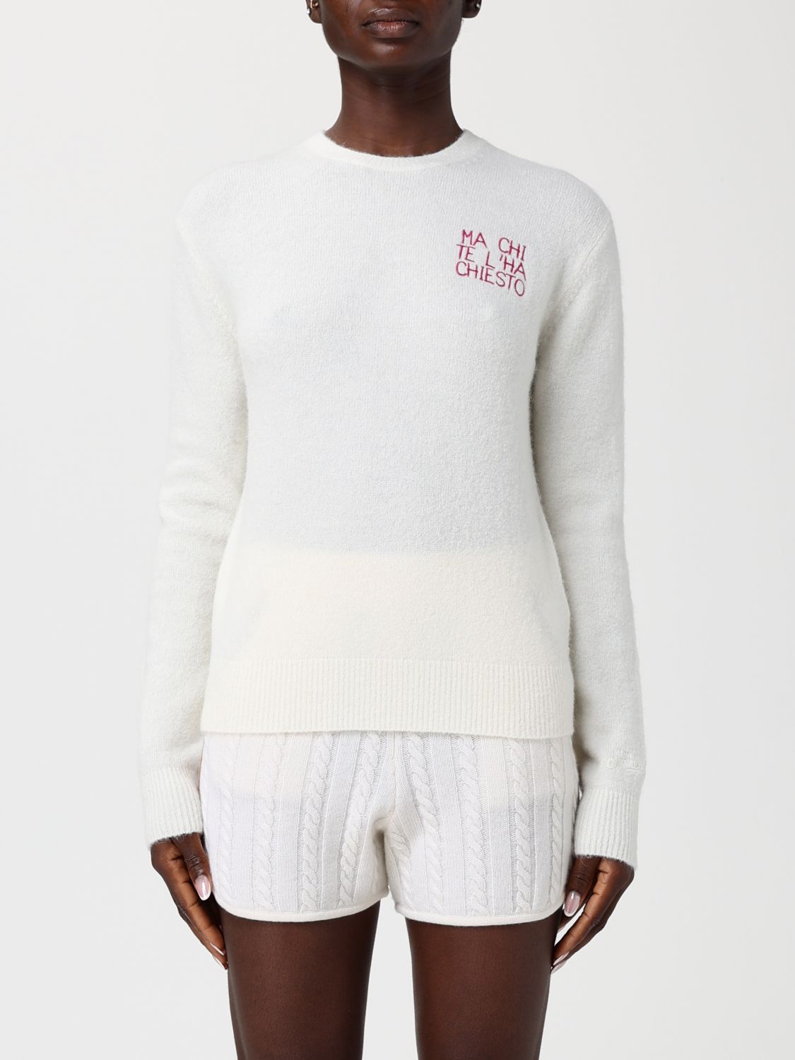 Mc2 Saint Barth Sweatshirt  Woman Color White