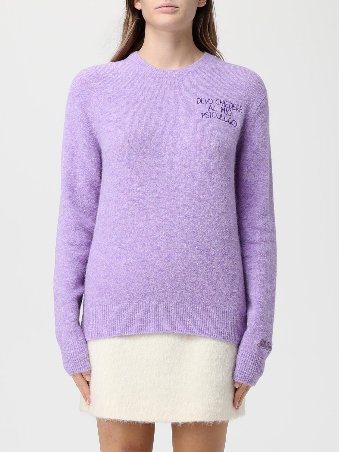 Mc2 Saint Barth Sweatshirt  Woman Color Multicolor In Purple