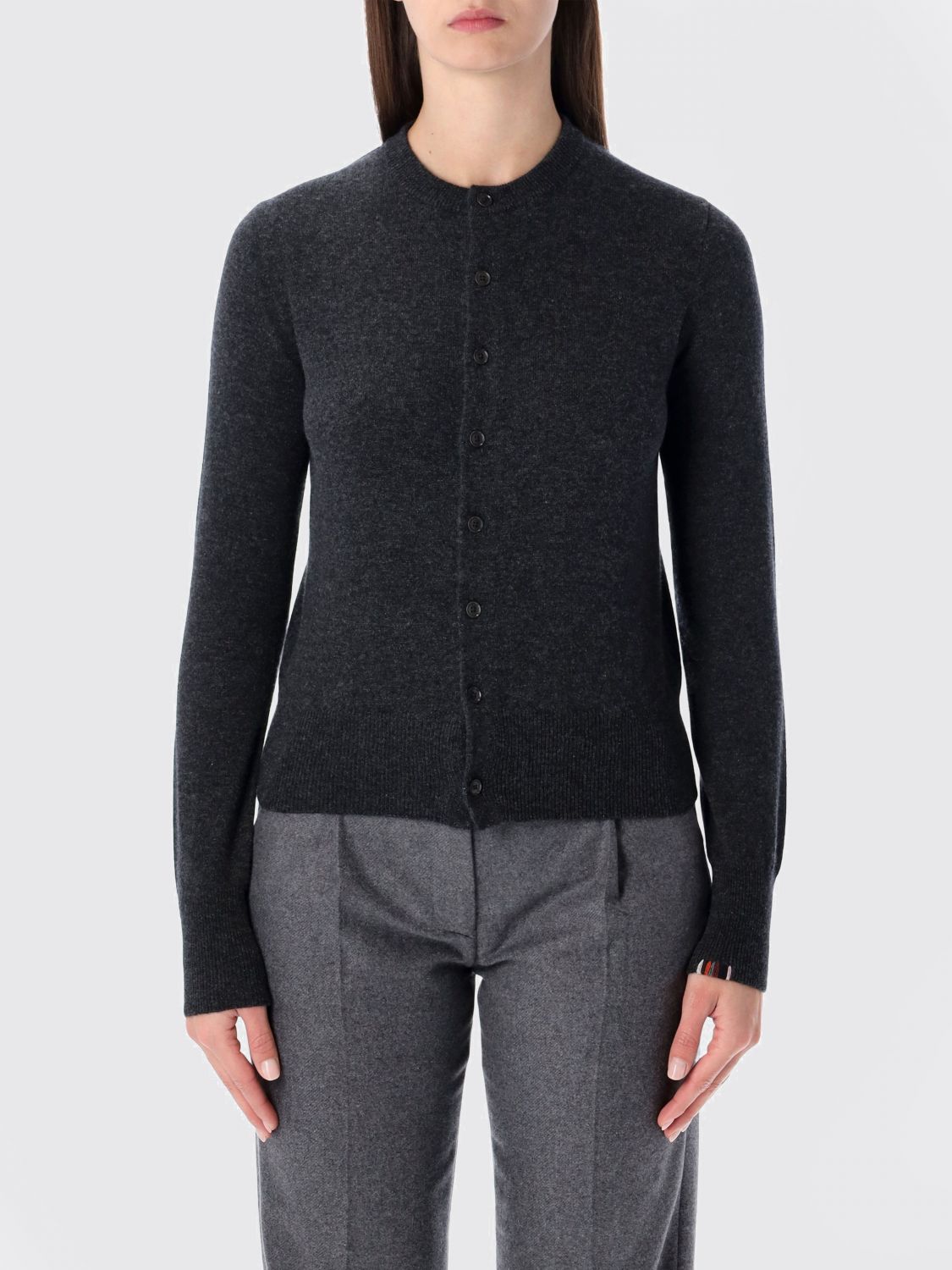 Extreme Cashmere Little Two Cardigan In Gray