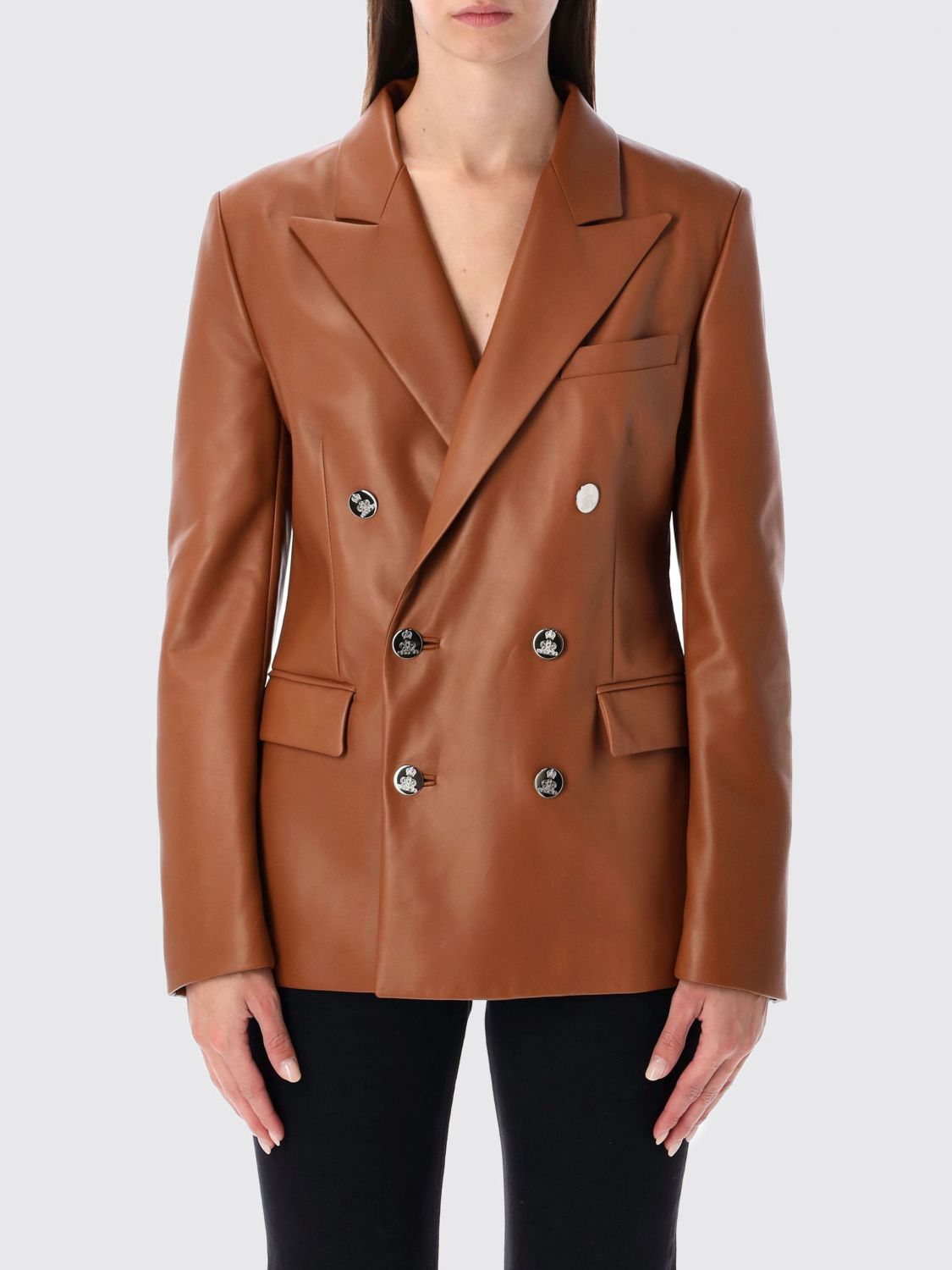 Polo Ralph Lauren Camdem Nappa Blazer In Brown