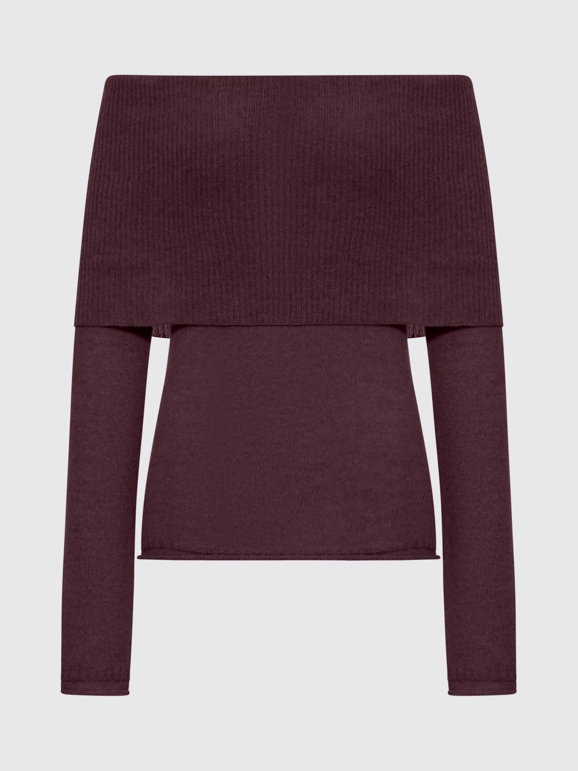 Roberto Collina Ribbed Boat Neck Sweater In Red