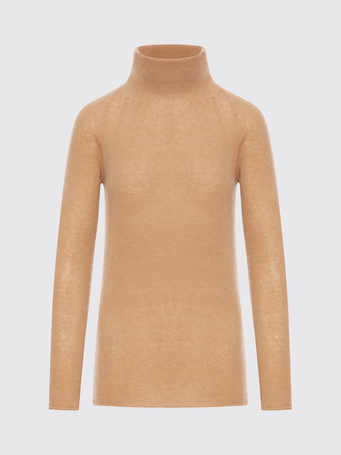 Roberto Collina Cashmere Turtleneck Sweater In Brown