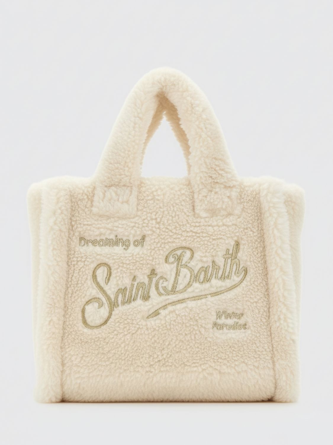 Mc2 Saint Barth Tote Bag Woman Color White In Neutral