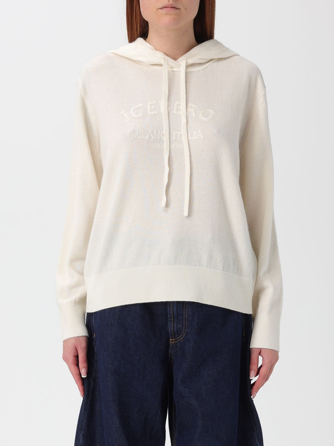 Iceberg Sweater  Woman Color White In Neutral
