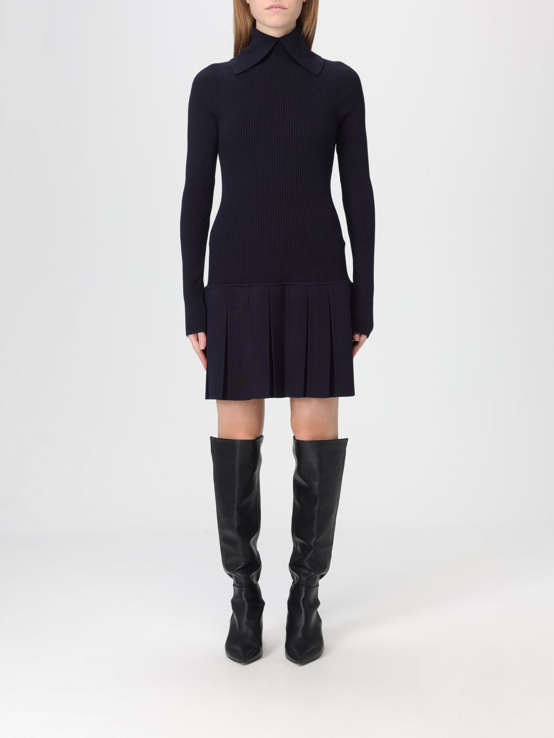 Iceberg Dress  Woman Color Blue In Black