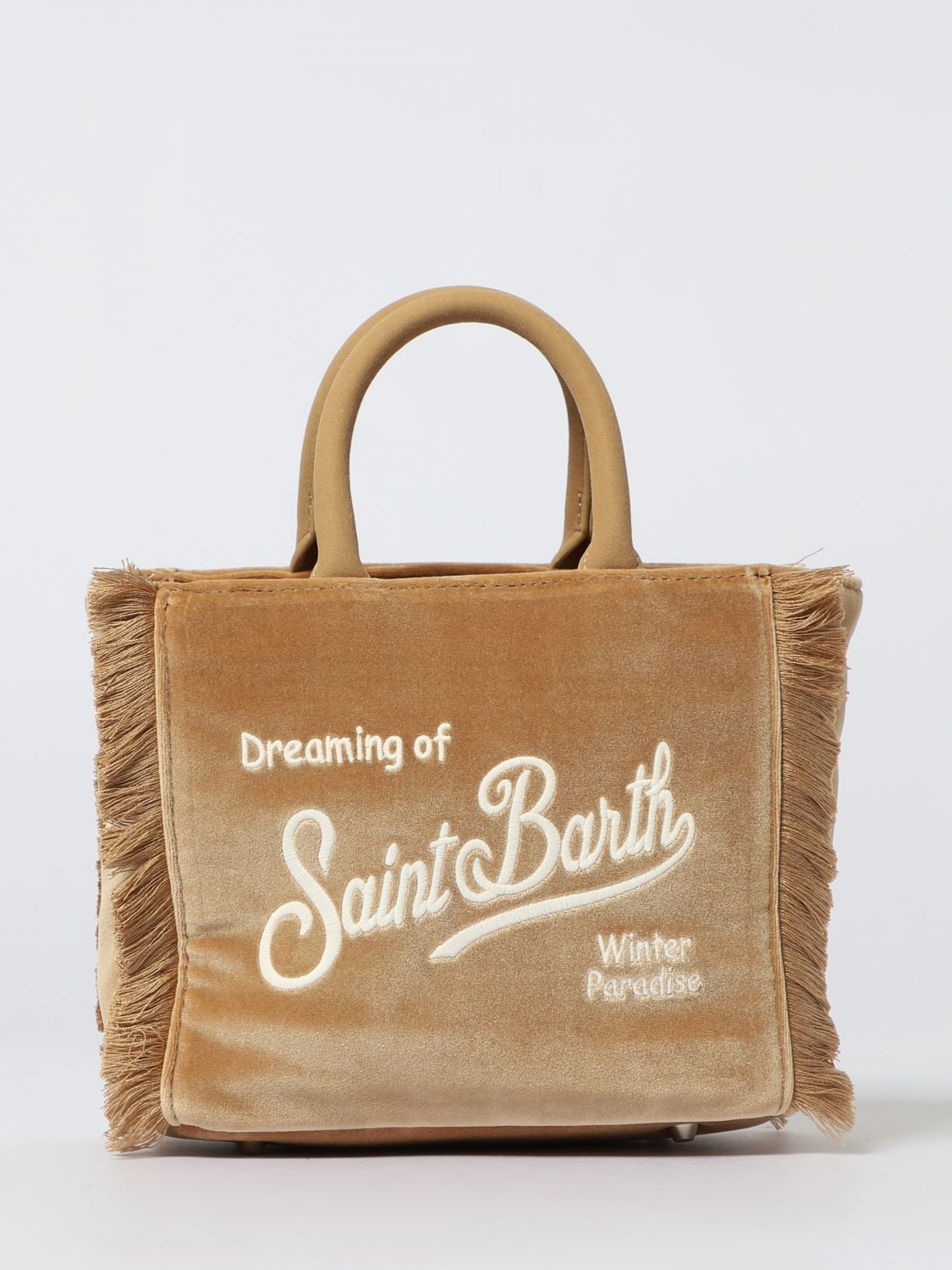 Mc2 Saint Barth Shoulder Bag Woman Color Multicolor In Brown