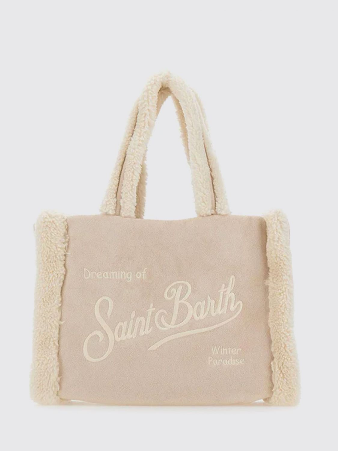 Mc2 Saint Barth Shoulder Bag Woman Color White In Neutral