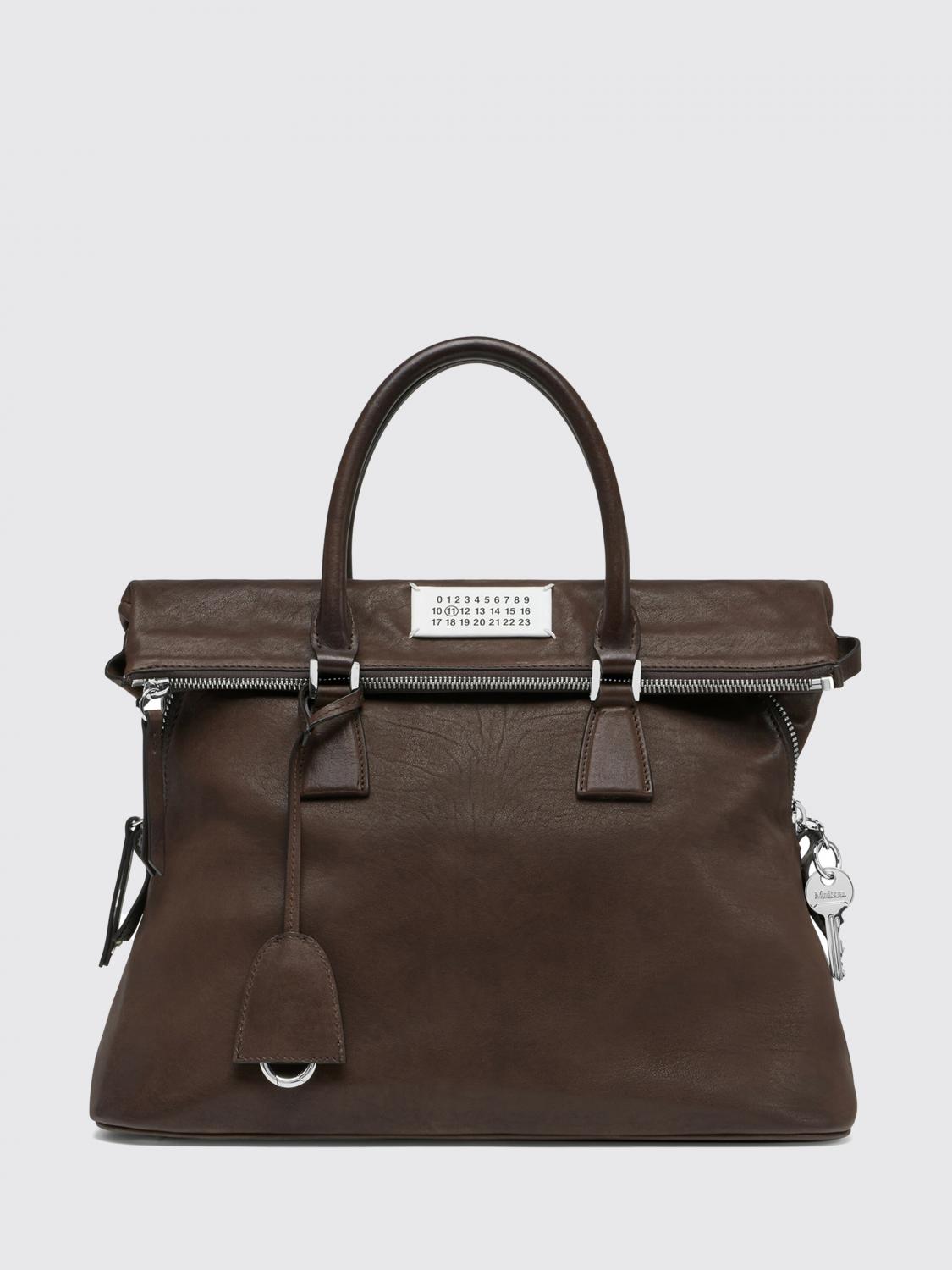 Maison Margiela 5ac Loved To Death Medium Bag In Brown