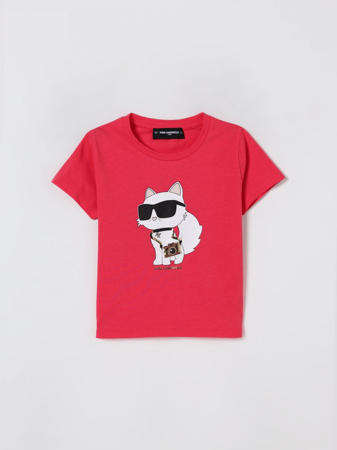 Karl Lagerfeld T-shirt With Logo In Red