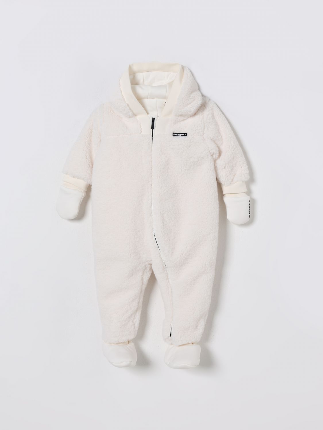 Karl Lagerfeld Tracksuit  Kids Kids Color Yellow Cream In White