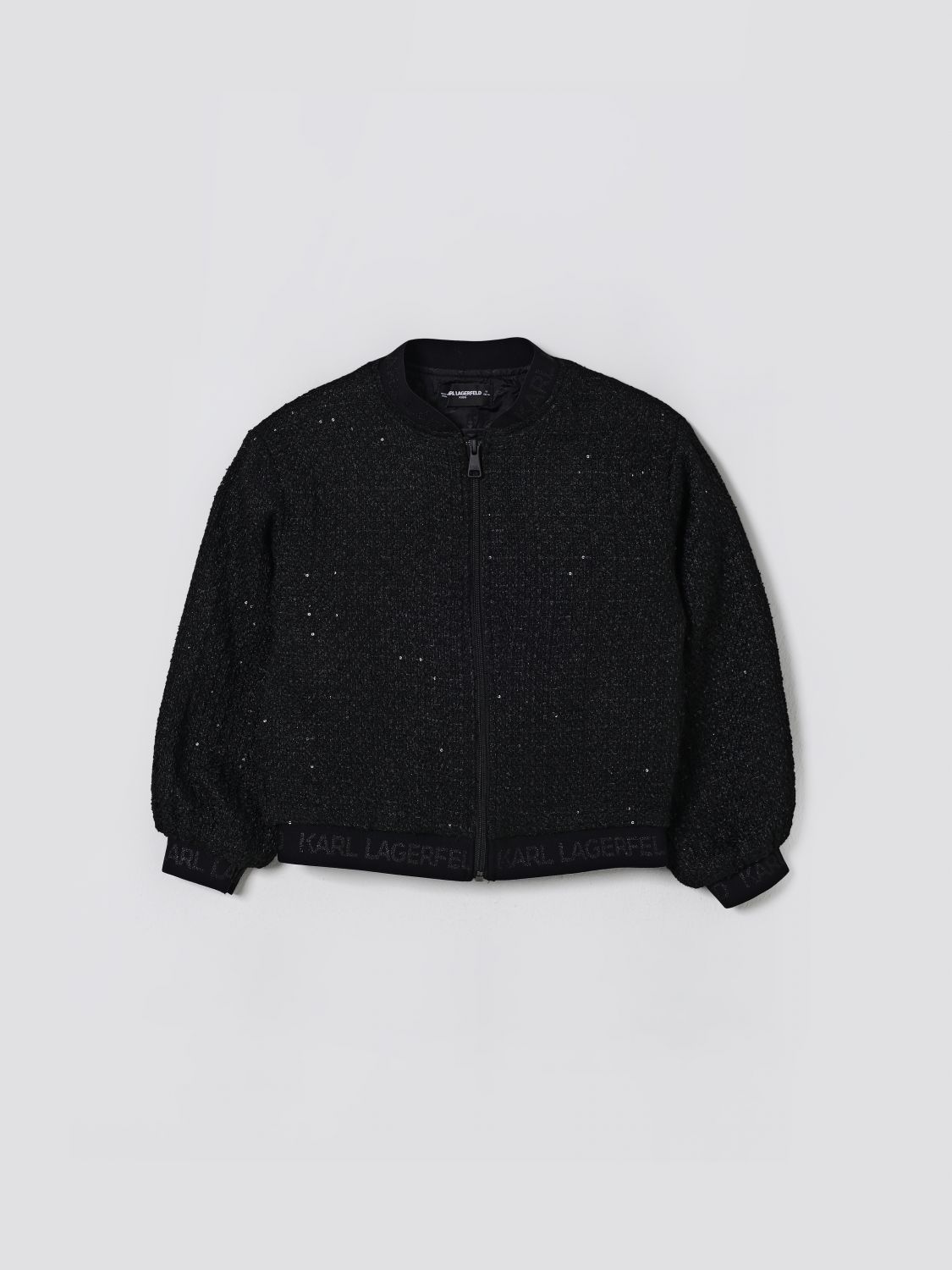Karl Lagerfeld Jacket Kids Kids Color Black In Black