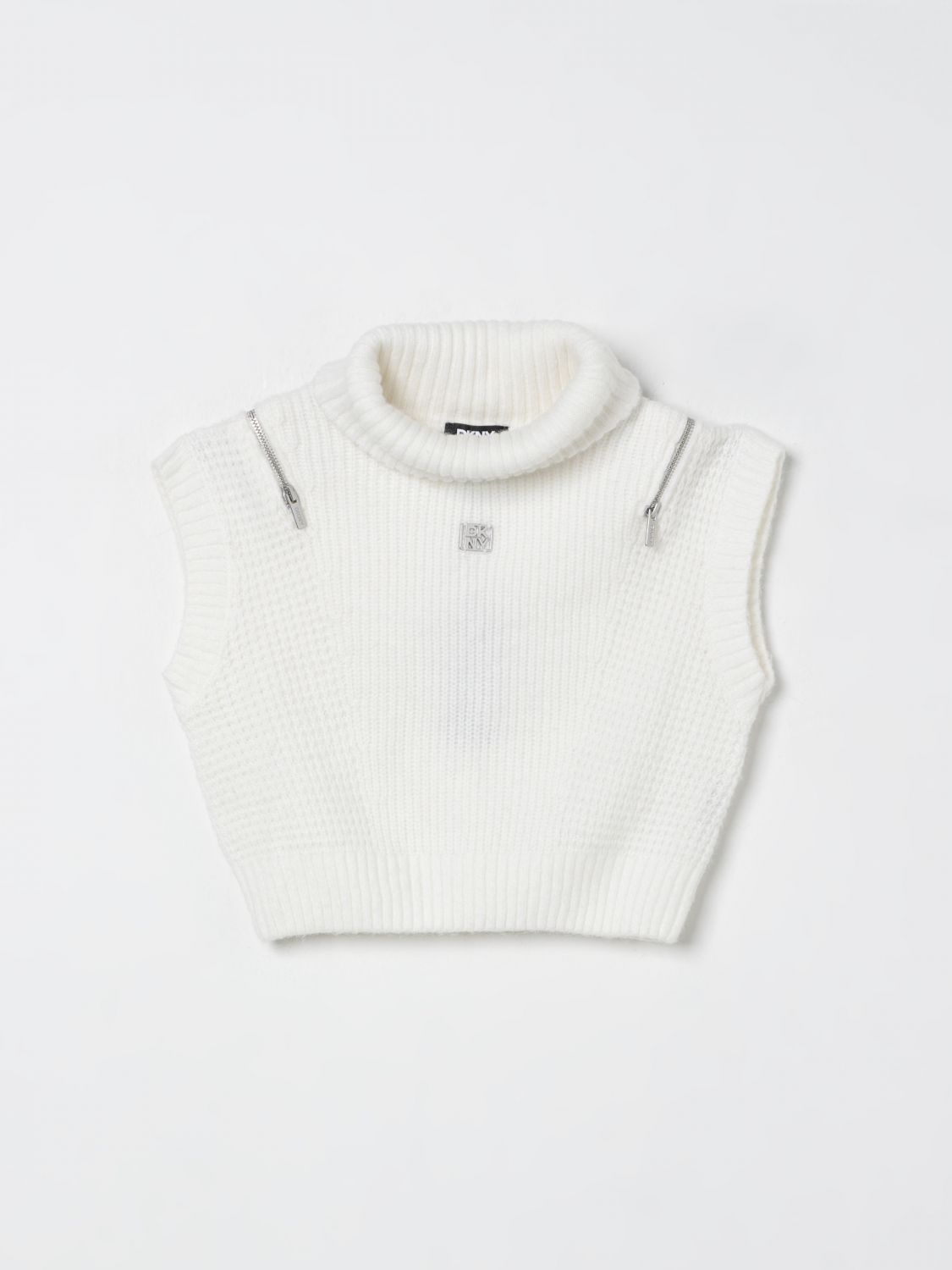 Dkny Sweater Kids Color White In White