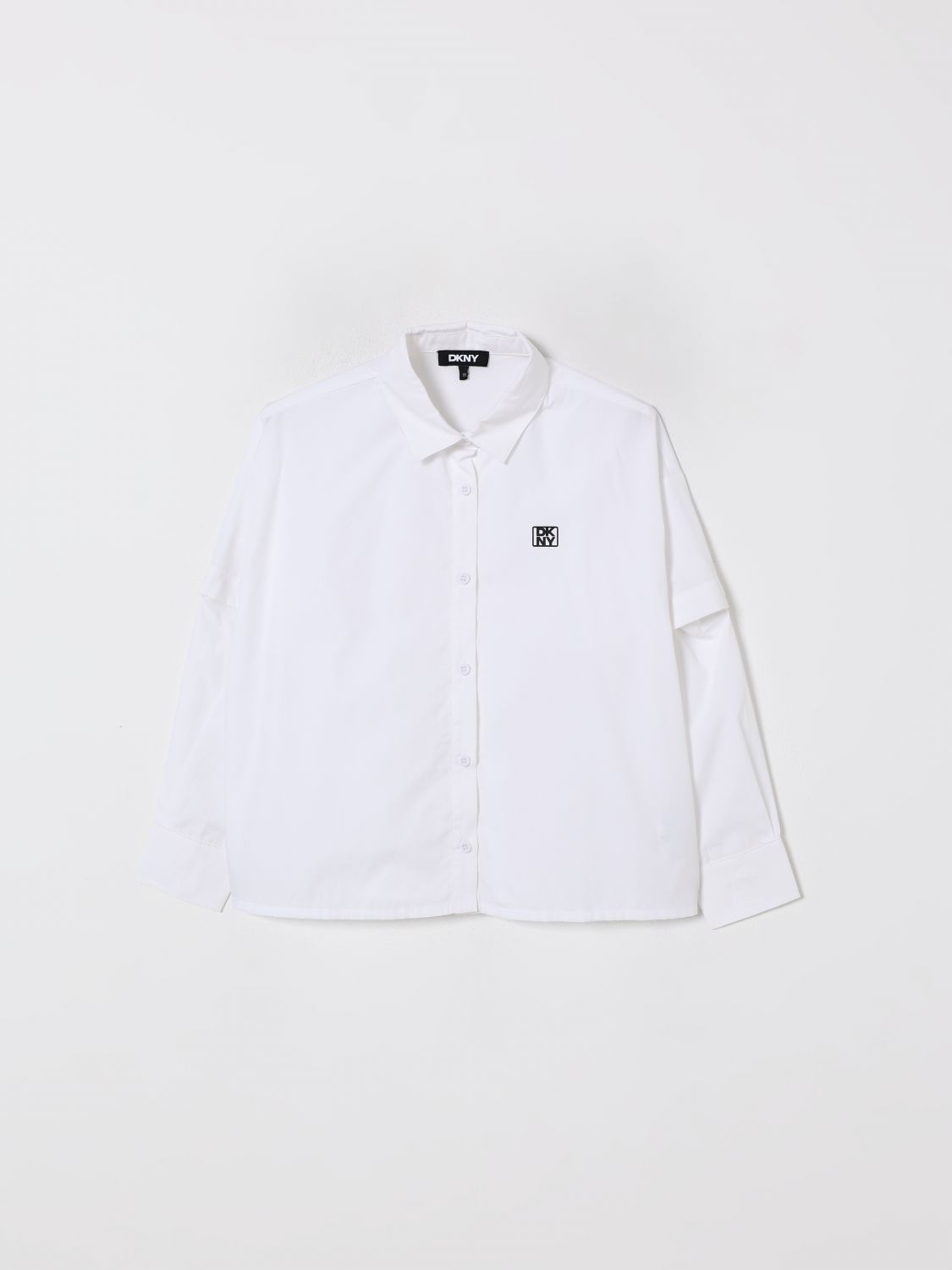 Dkny Shirt Kids Color White In Gray
