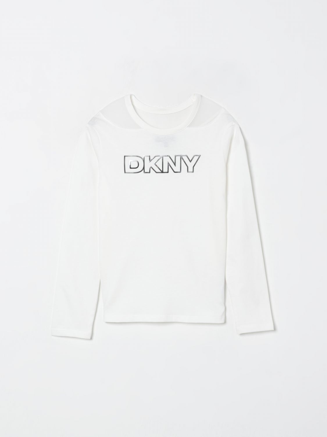 Dkny T-shirt Kids Color White In Multi