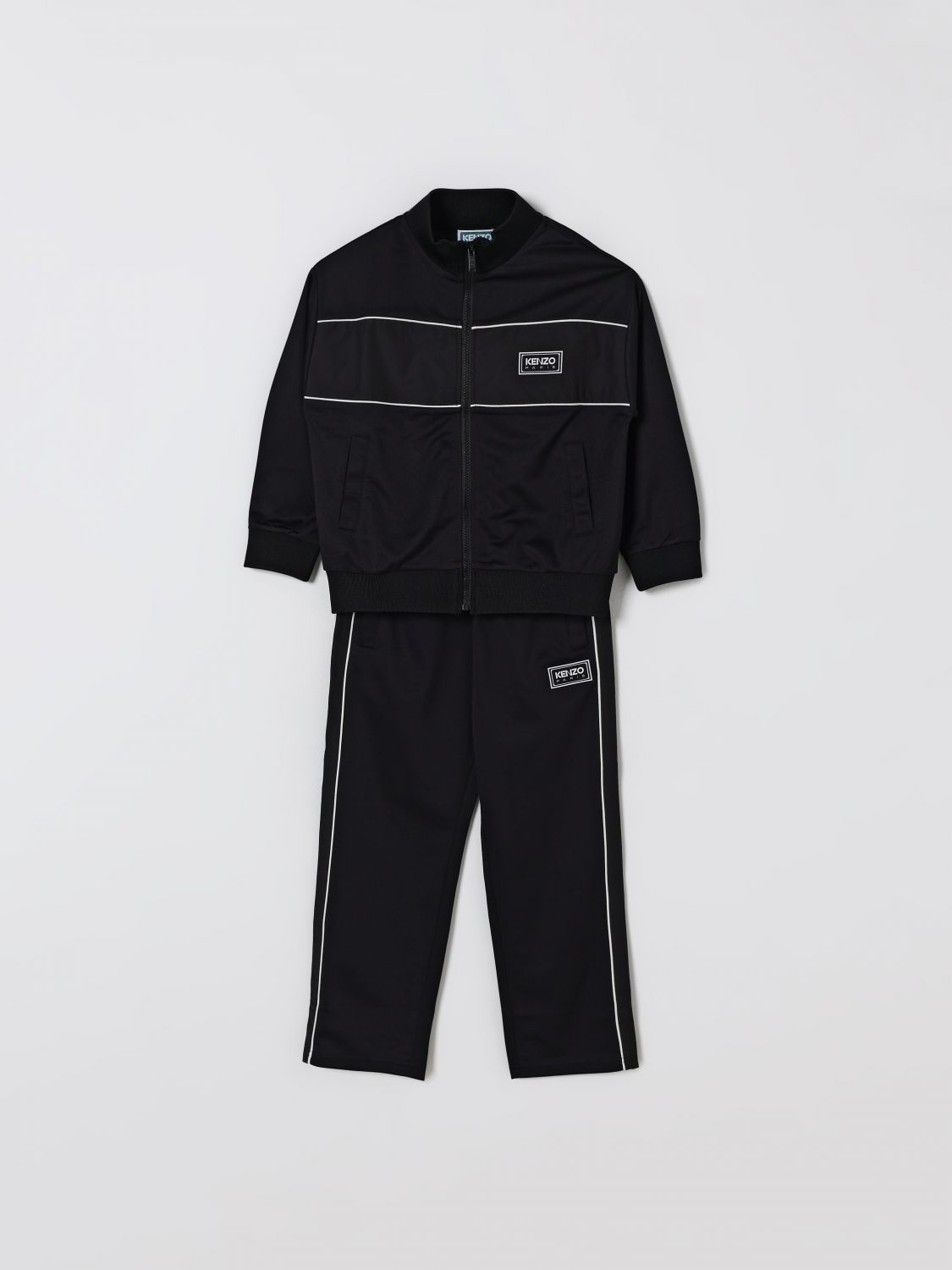 Kenzo Clothing Set Kids Kids Color Blue In Black