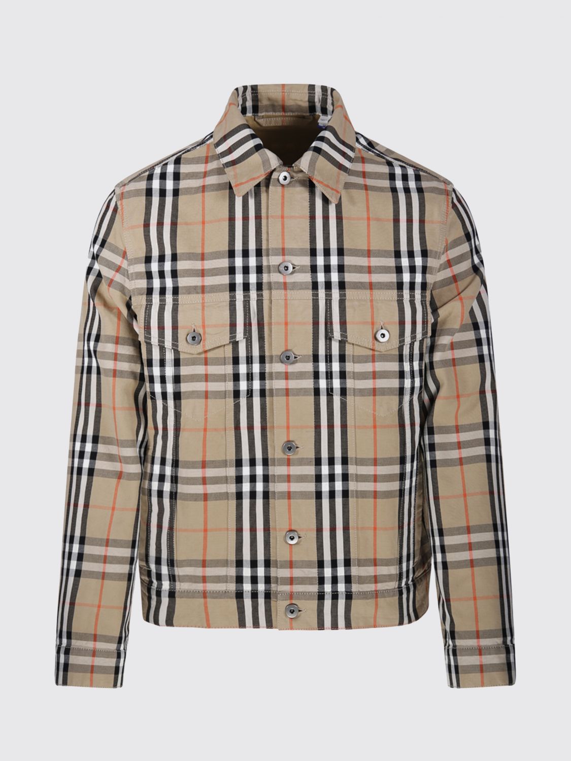 Burberry Jacket In Brown