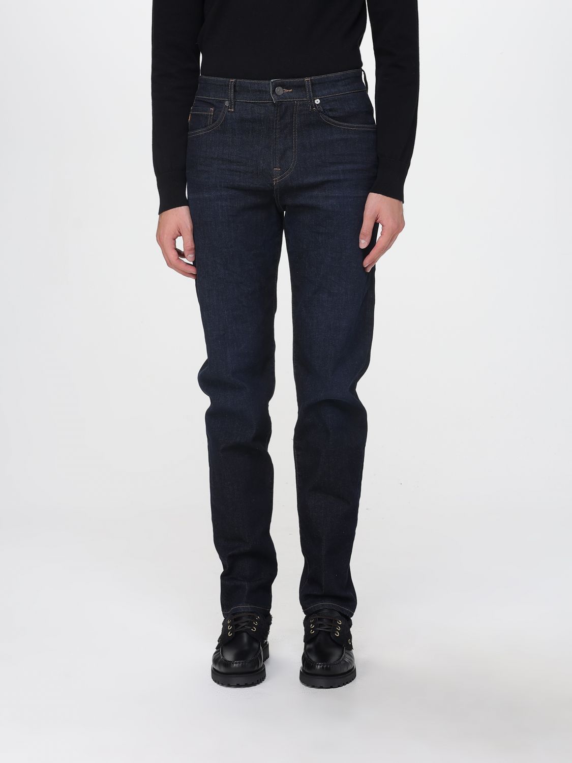 Hugo Boss Jeans Boss Men Color Denim In Blue