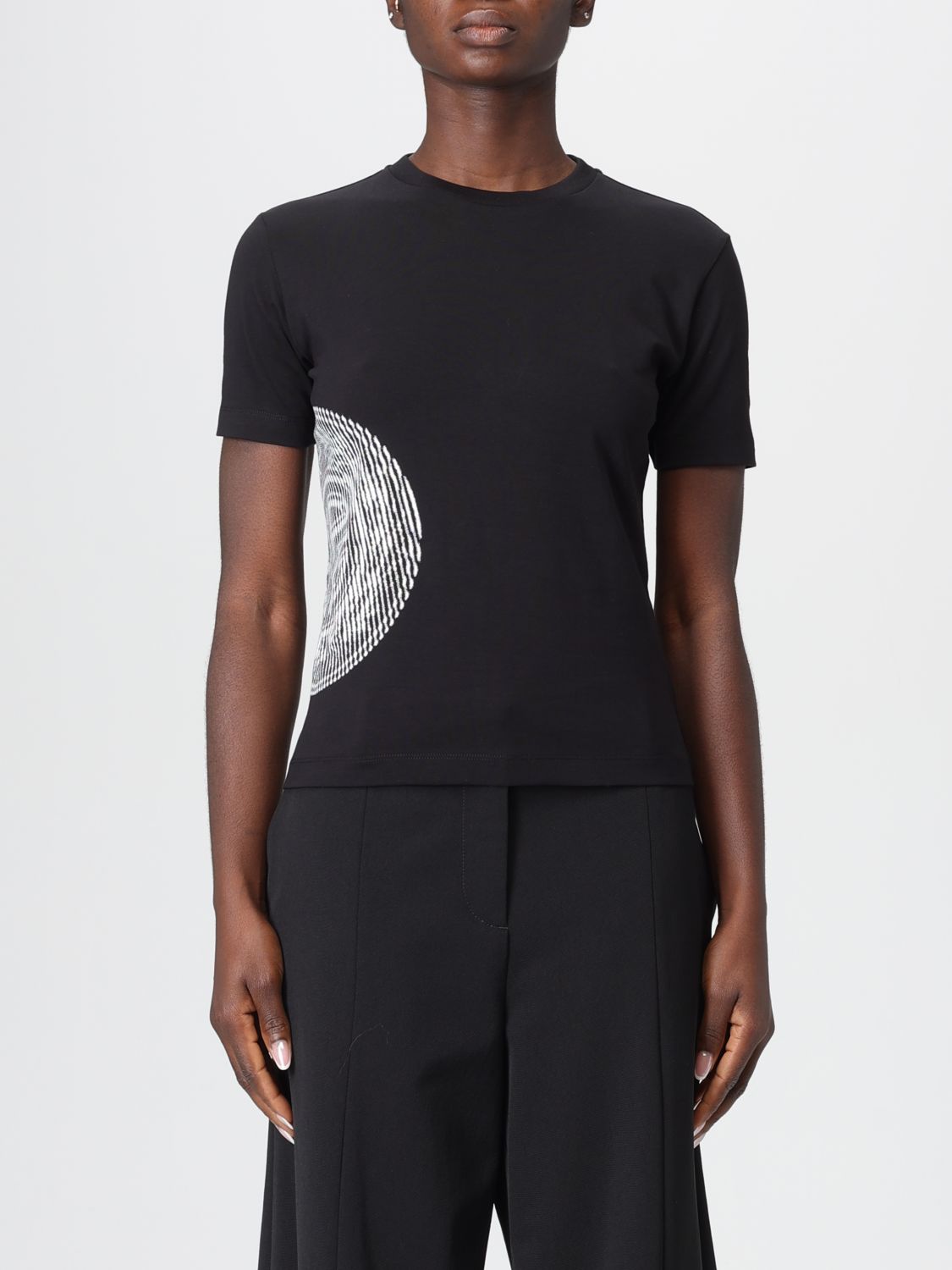 Jean Paul Gaultier T-shirt  Woman Color Black In Black